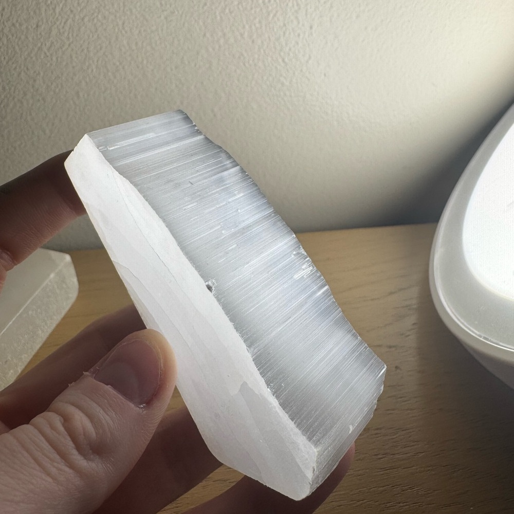 Selenite Crystal Slab